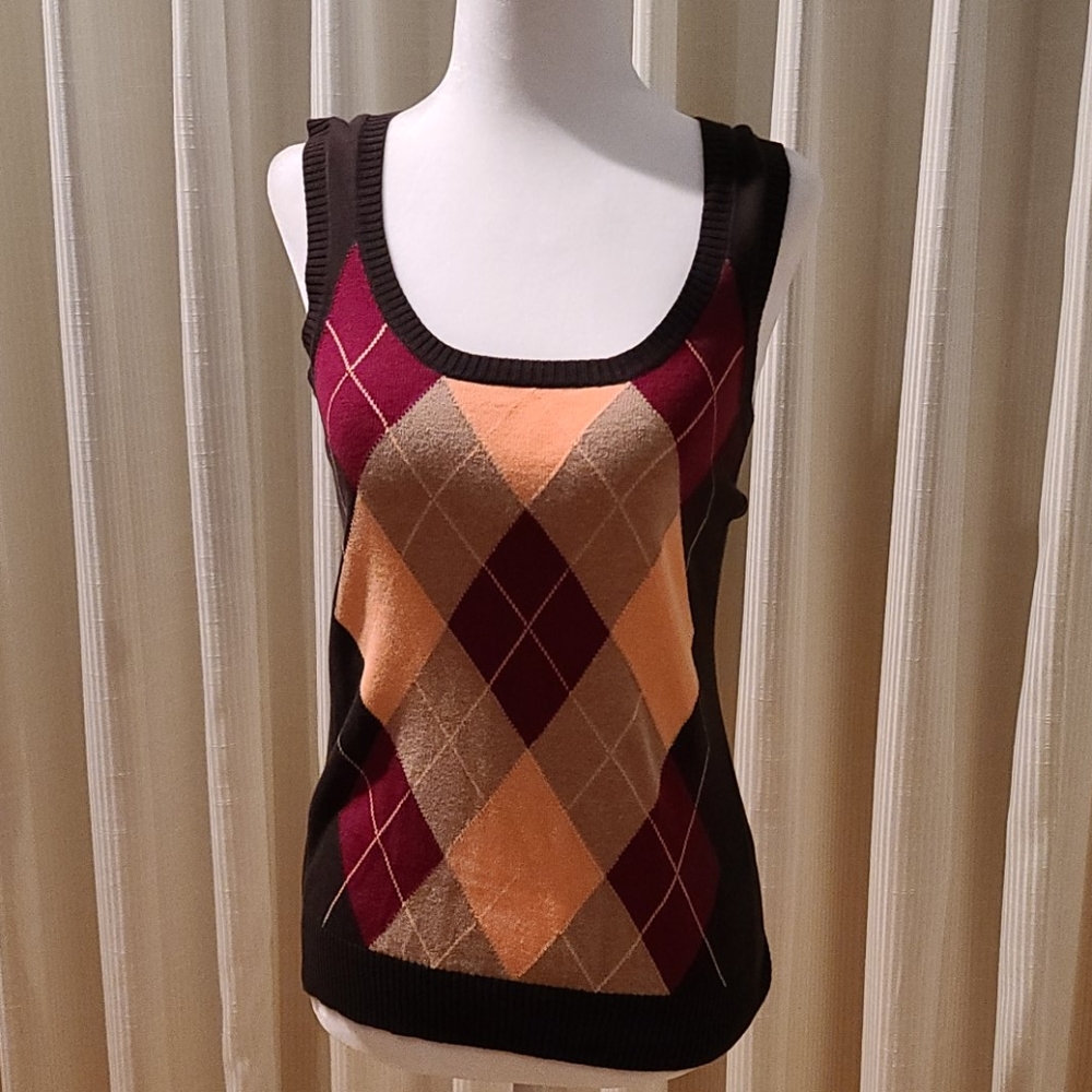 Argyle sweater vest